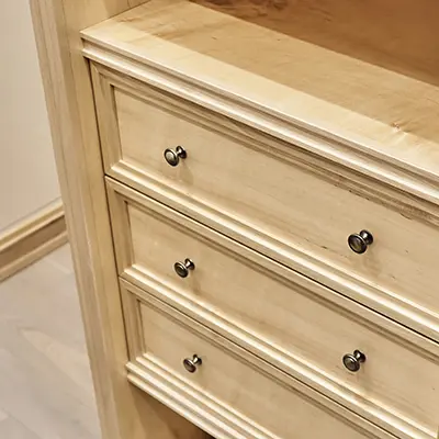 A chest of drawers made from Timbersource's American Maple