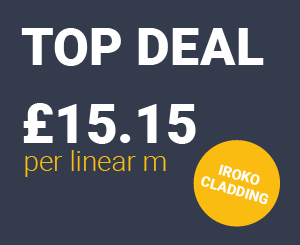 West African Iroko Cladding for outdoor and indoor projects price offer per linear metre