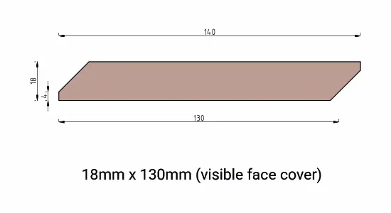 TLAZ 45 Degree Halflap Technical Drawing