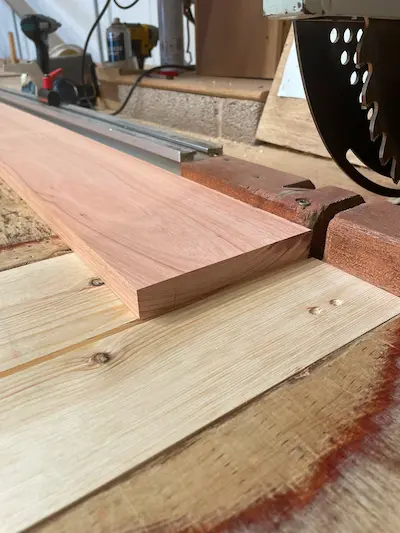 Timbersource's Meranti being machined in their Somerset mill