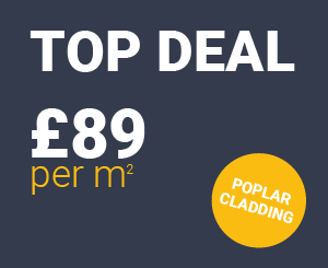 American Poplar Cladding for outdoor and indoor projects price offer per square metre