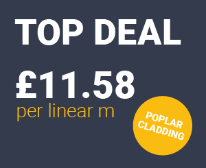 American Poplar Cladding for outdoor and indoor projects price offer per linear metre