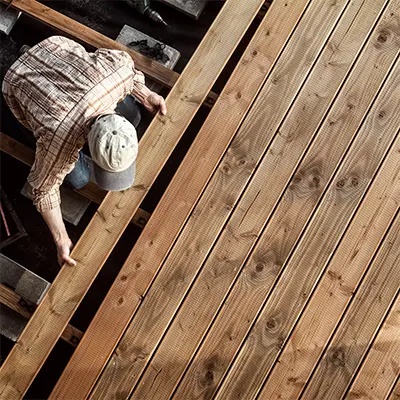 British Douglas Fir Wood Decking