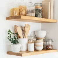 Solid Wood Timber Shelves