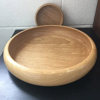 Two bowls made from Idigbo
