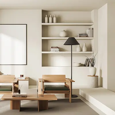 American Poplar Wood Shelves