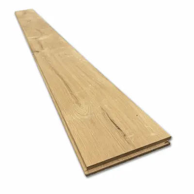 A piece of Timbersource's European Oak machined to a Tongue and Groove Cladding Profile