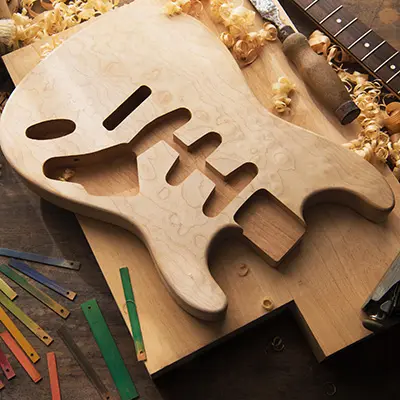 American Hard Maple Wood Guitar