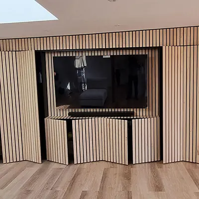American Hard Maple Wood Wall Cladding