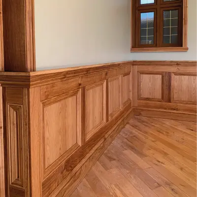 Timbersource's mouldings being used within a hallway of a house