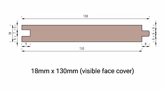 TLAQ Tongue and Groove Technical Drawing