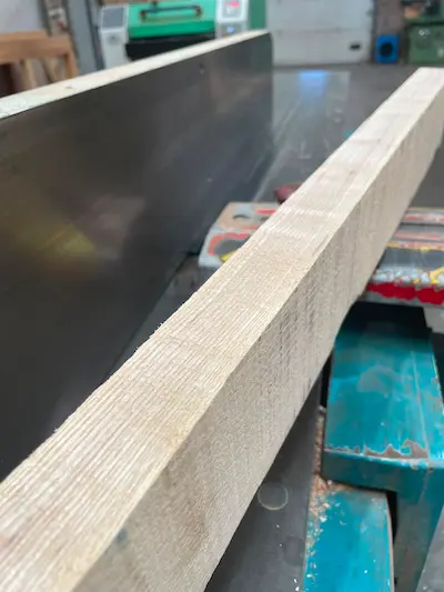 Timbersource's American Ash being machined in their Somerset mill
